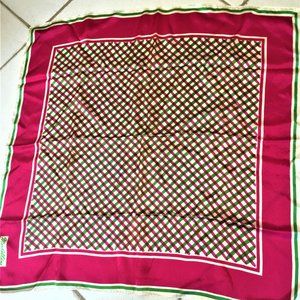 Colorful Festive Vintage 31"x31" MarCellene Scarf